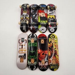 8 Vintage Tech Decks Fingerboards Skate Tony Hawk Darkstar Powell Blind